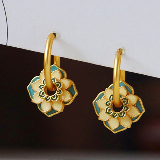 Ivory Bloom Earrings