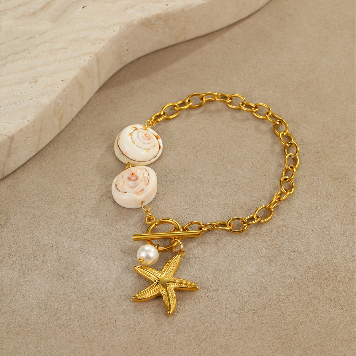 Golden Star Charm Bracelet