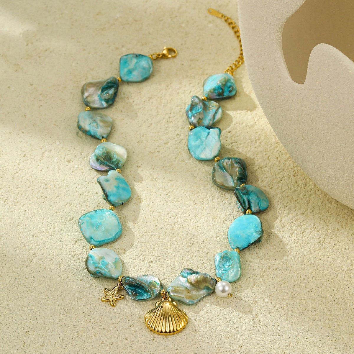 Blue Current Necklace