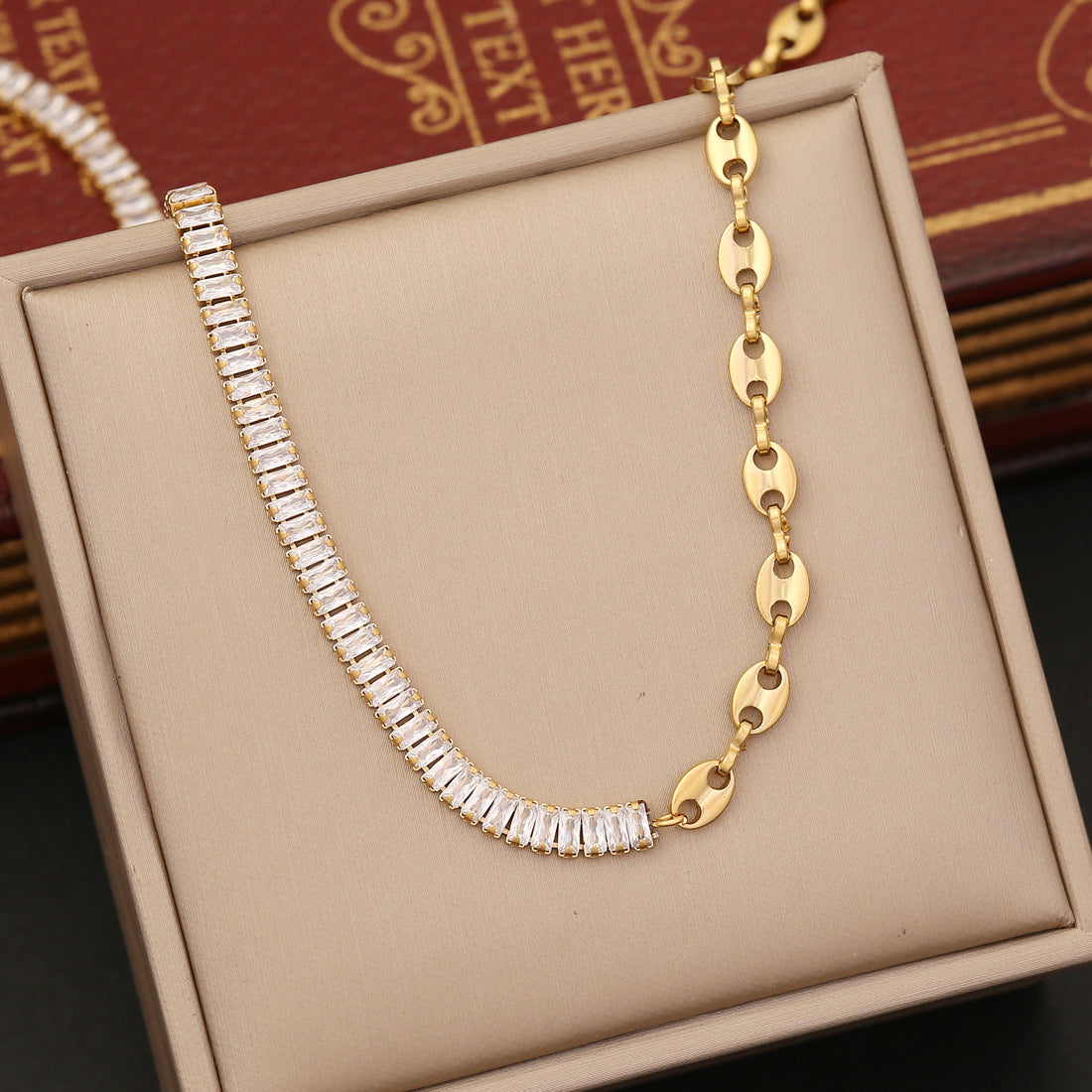 Crystal Chain Elegance Jewelry Set