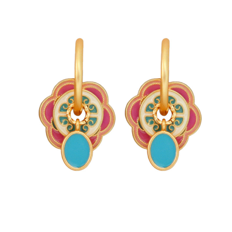 Turquoise Bloom Earrings