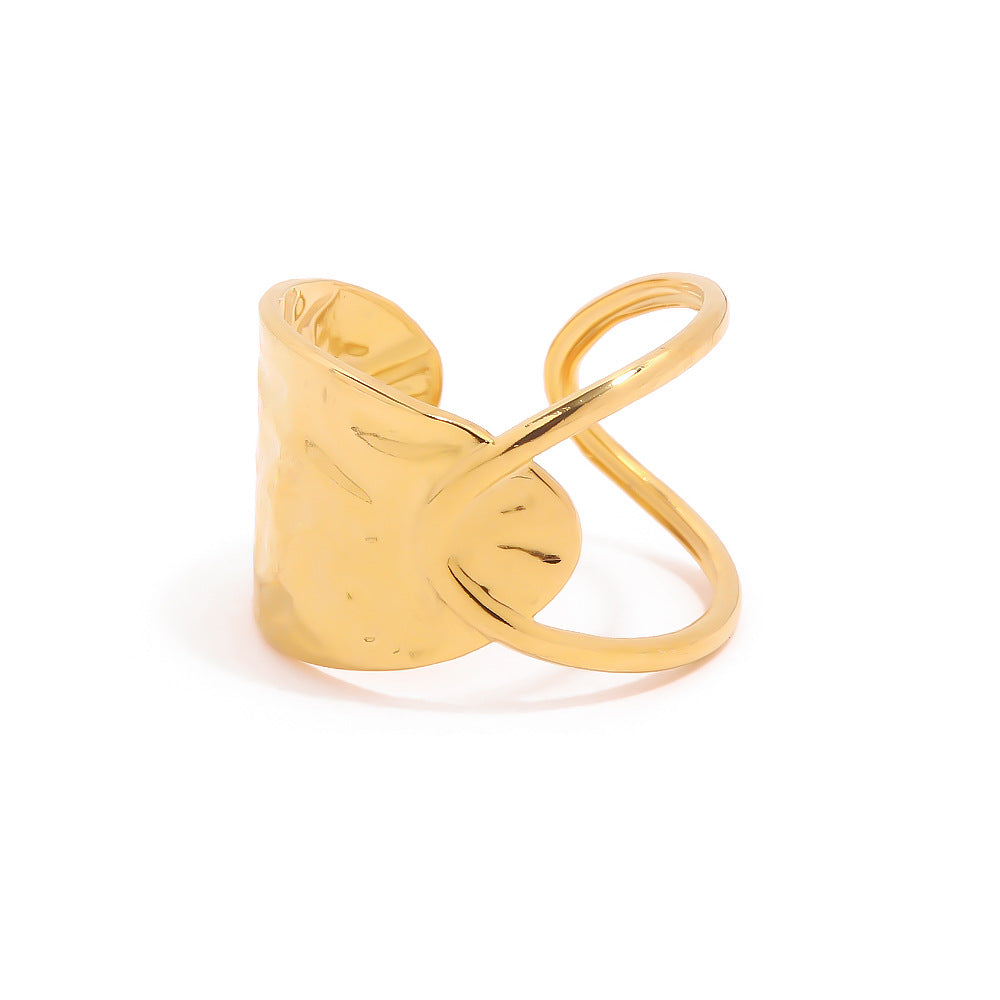 Sculpted Wave Gold Ring