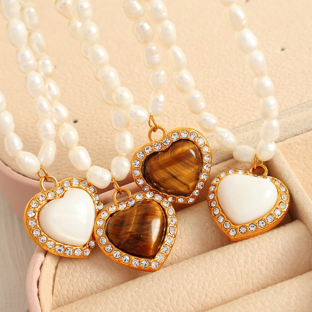 Pearl & Gemstone Statement Necklace