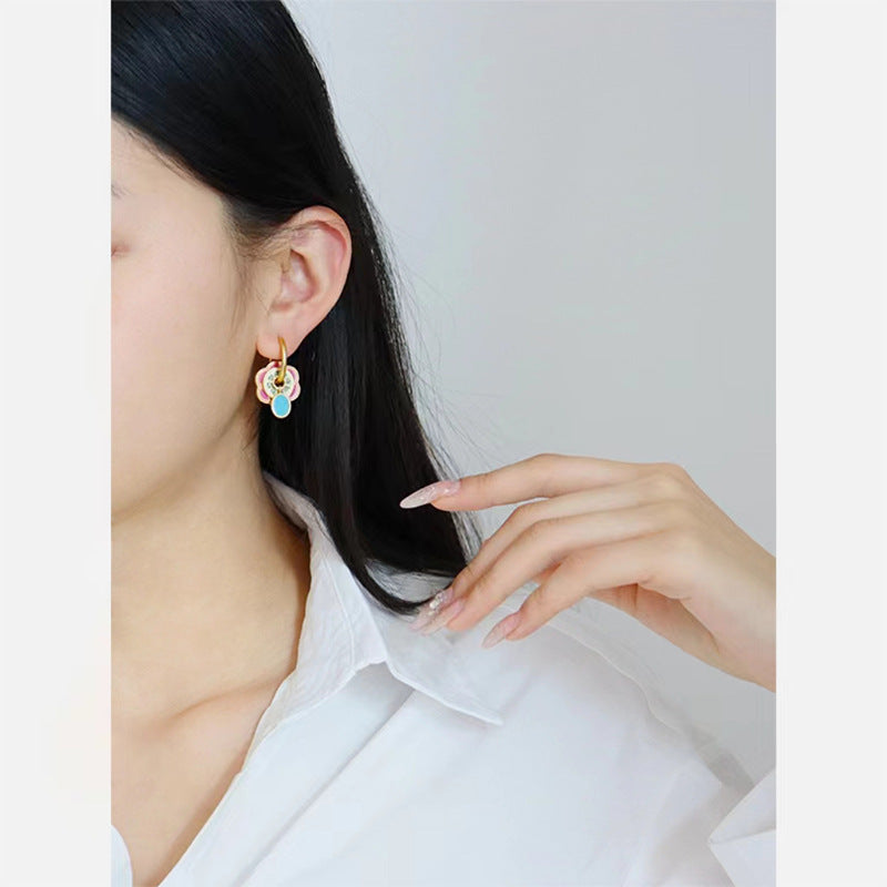 Turquoise Bloom Earrings