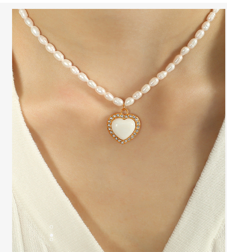 Pearl & Gemstone Statement Necklace