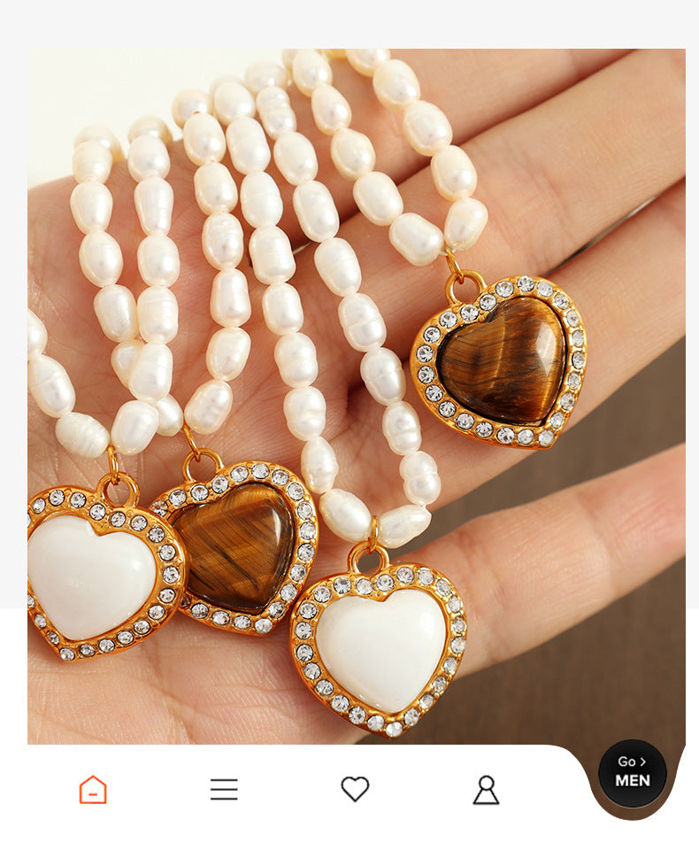 Pearl & Gemstone Statement Necklace