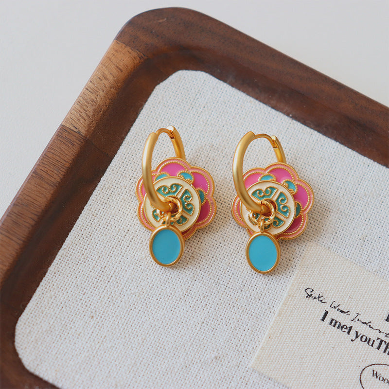Turquoise Bloom Earrings