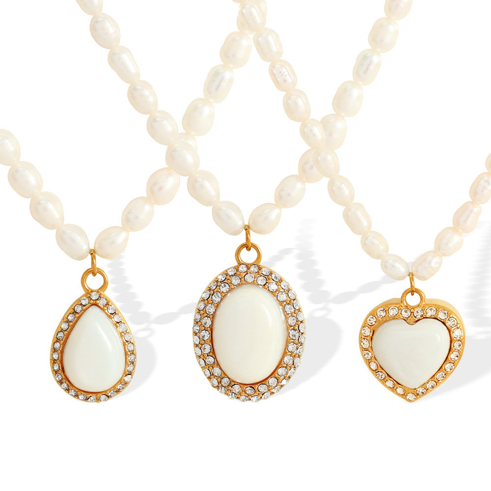 Pearl & Gemstone Statement Necklace