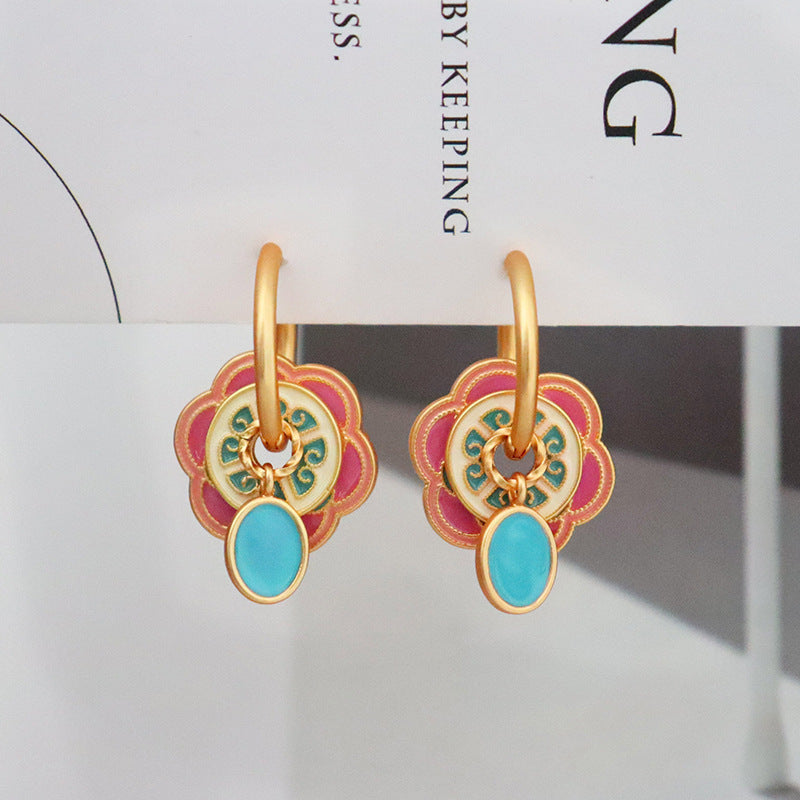 Turquoise Bloom Earrings