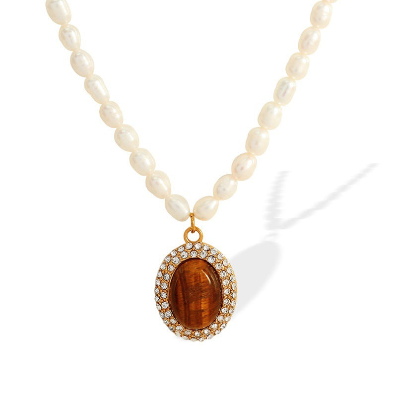 Pearl & Gemstone Statement Necklace