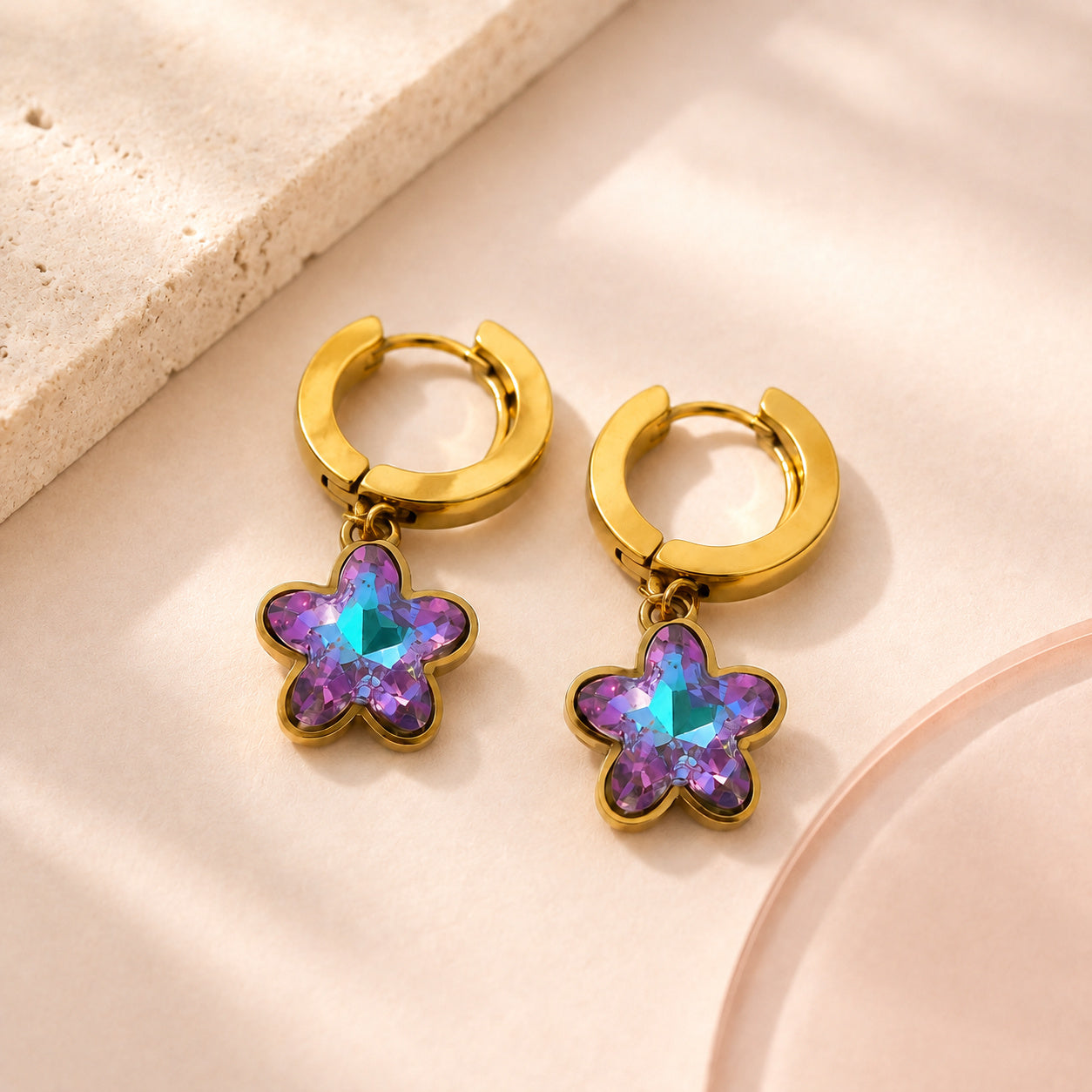 Aurora Bloom Earrings – full view