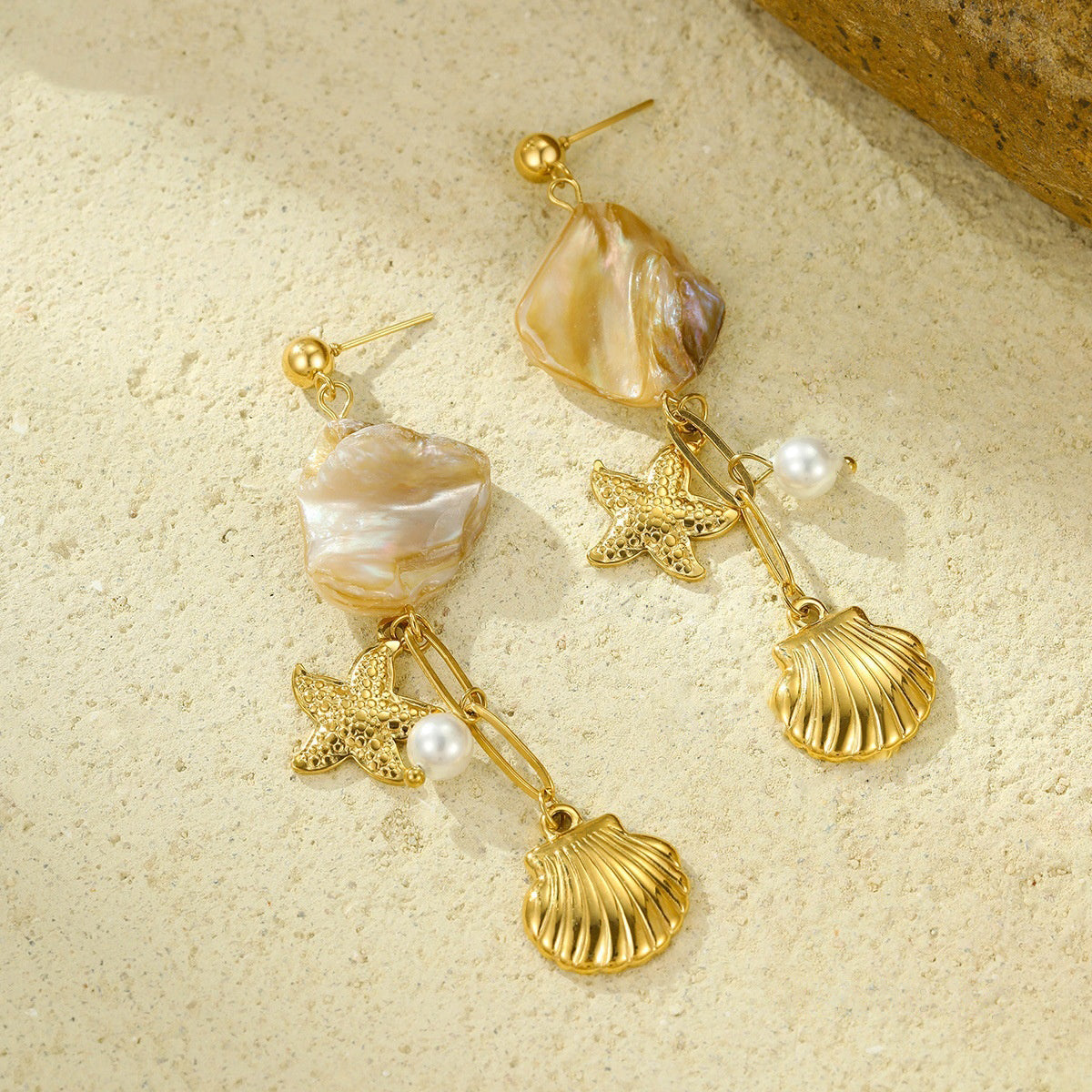 Golden Drift Earrings