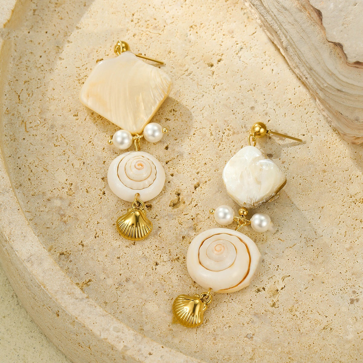 Sand Whirl Earrings