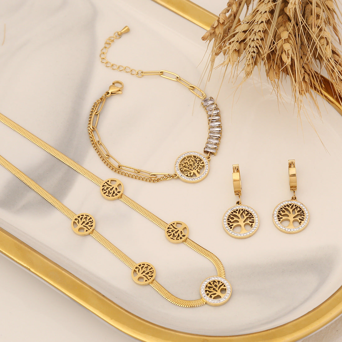 Tree of Life Elegant Jewelry Set