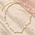 Grace Pearl Wave Necklace by Bloomy