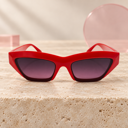 Heartbreaker Winterberry sunglasses front view - Bloomy
