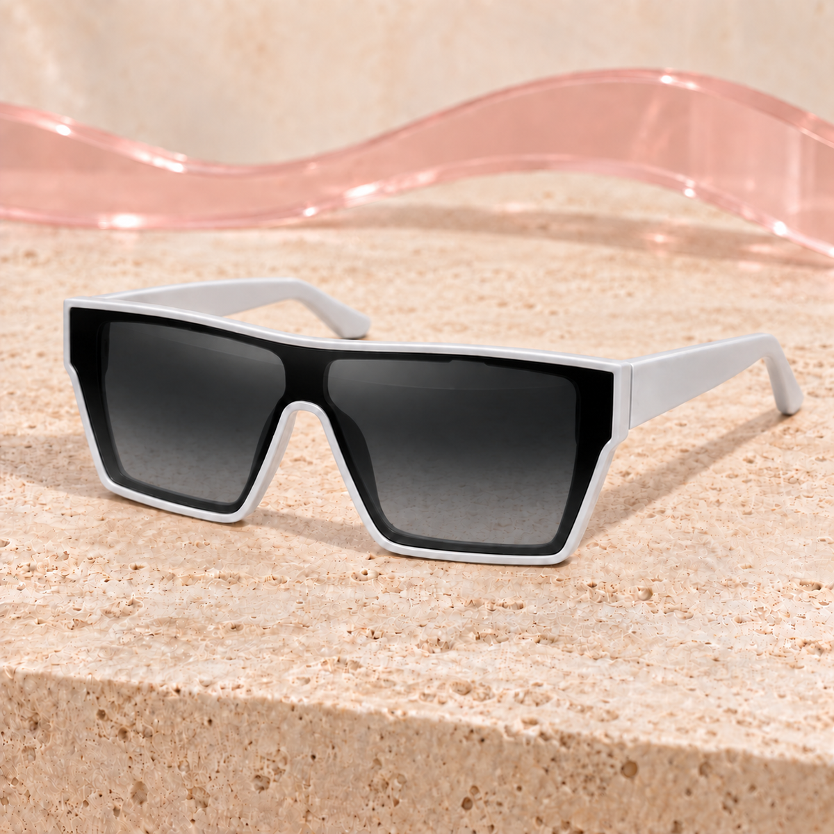 Love Letter Vapour Blue sunglasses angle view - Bloomy