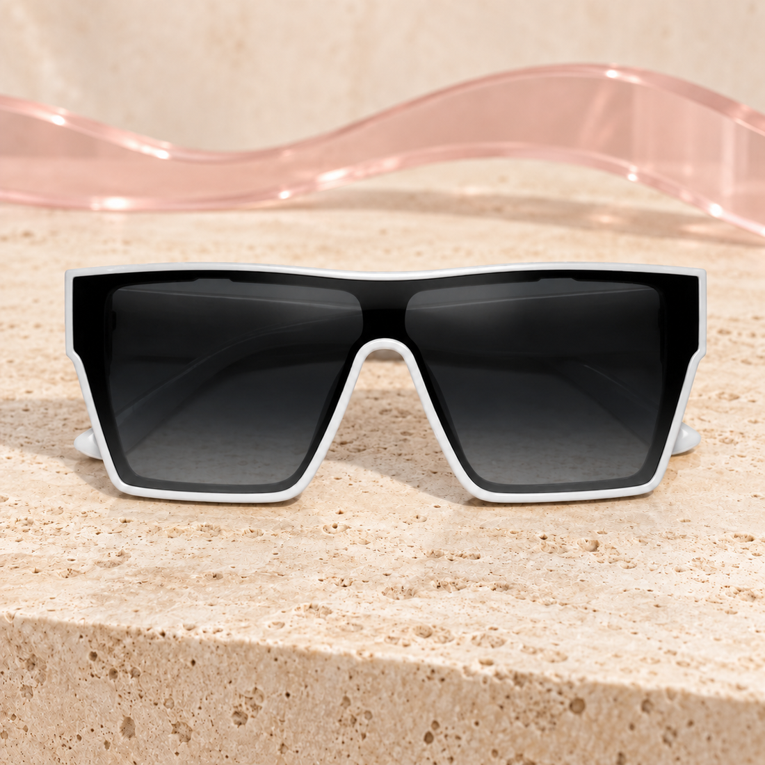 Love Letter Vapour Blue sunglasses front view - Bloomy