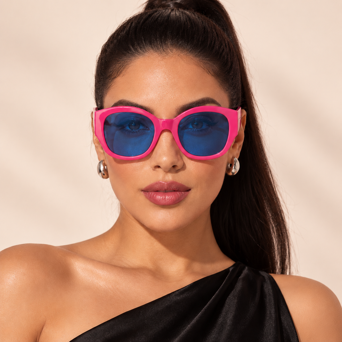 One Night Stand sunglasses on model — Bloomy