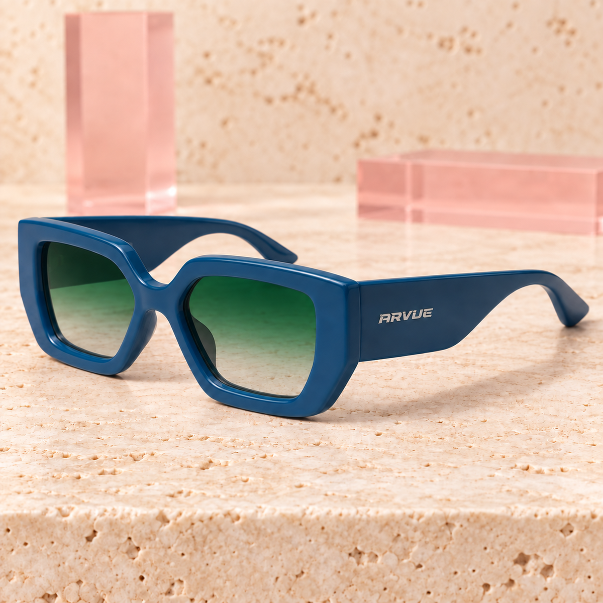 She-Wolf Lyons Blue sunglasses angle view - Bloomy