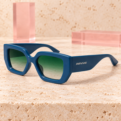 She-Wolf Lyons Blue sunglasses angle view - Bloomy