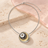 Wheels Tri Tone Necklace product view